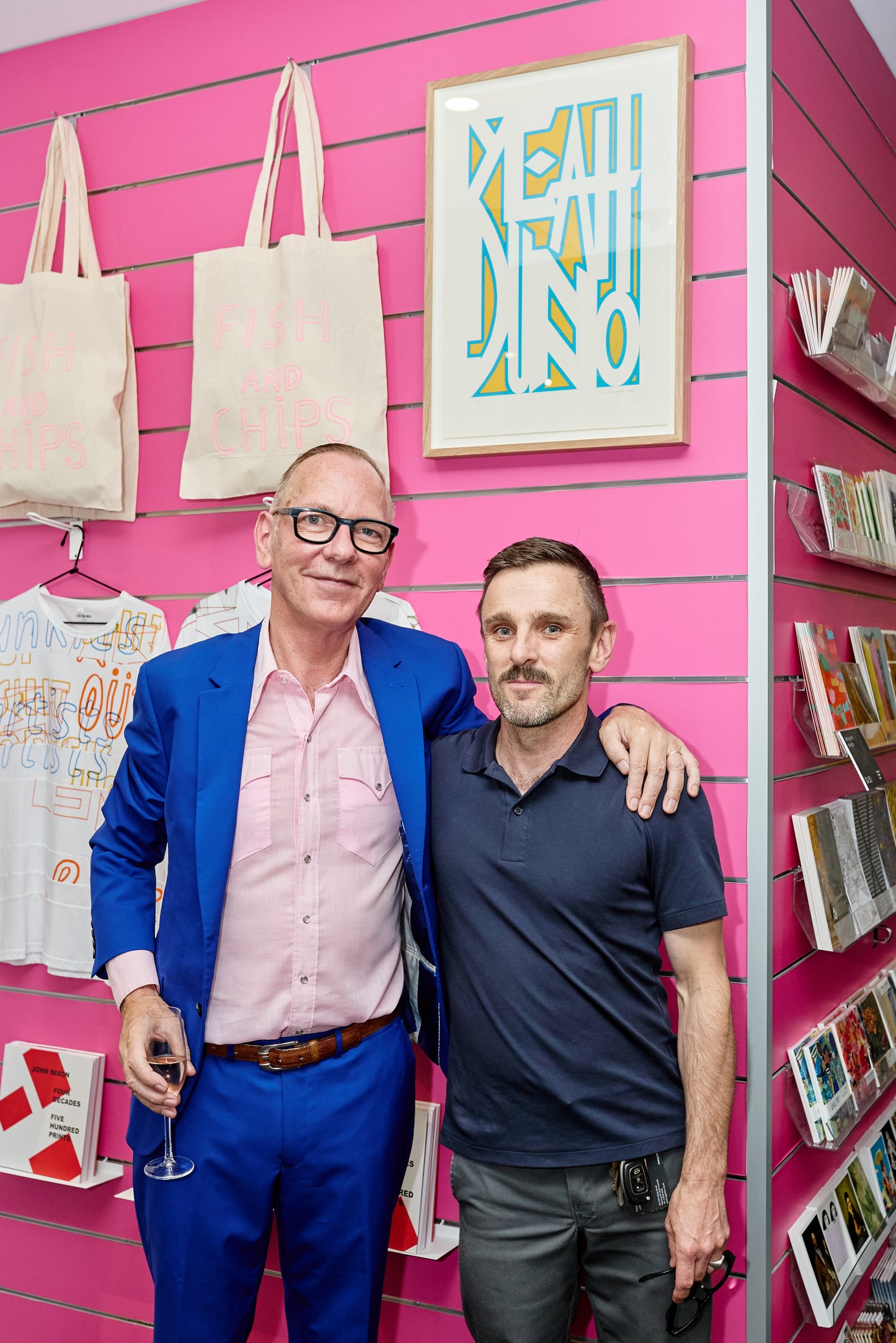 Jon Campbell framed print—Yeah/Dunno (In store purchases only)