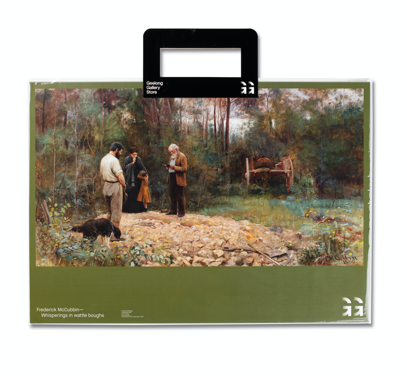 McCubbin A bush burial poster