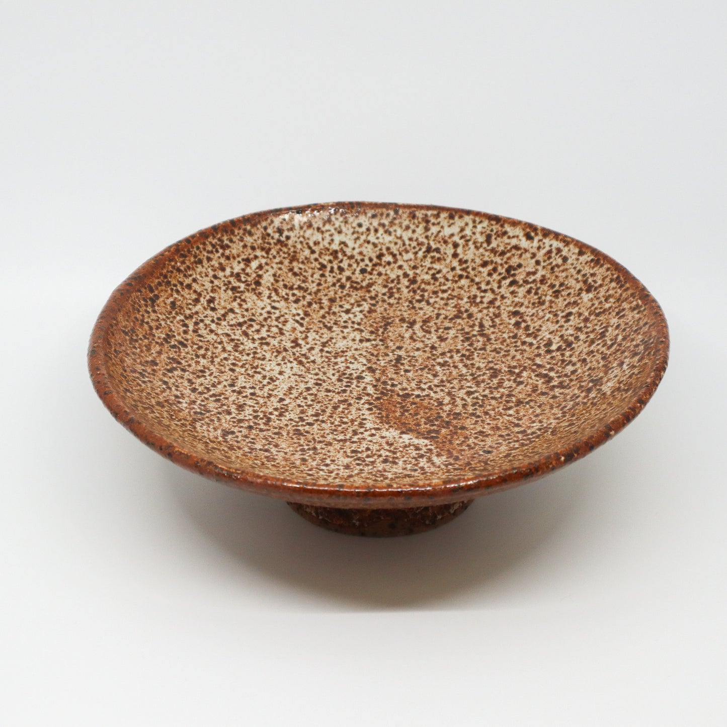 Freckled fountain platter-medium