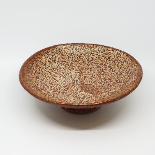 Freckled fountain platter-medium