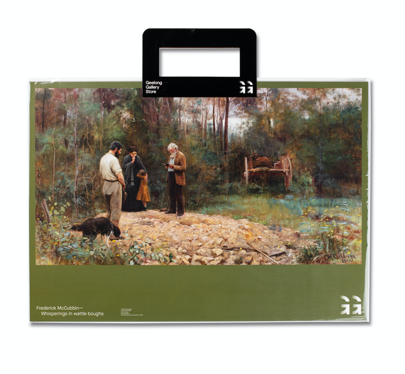 McCubbin A  bush burial poster