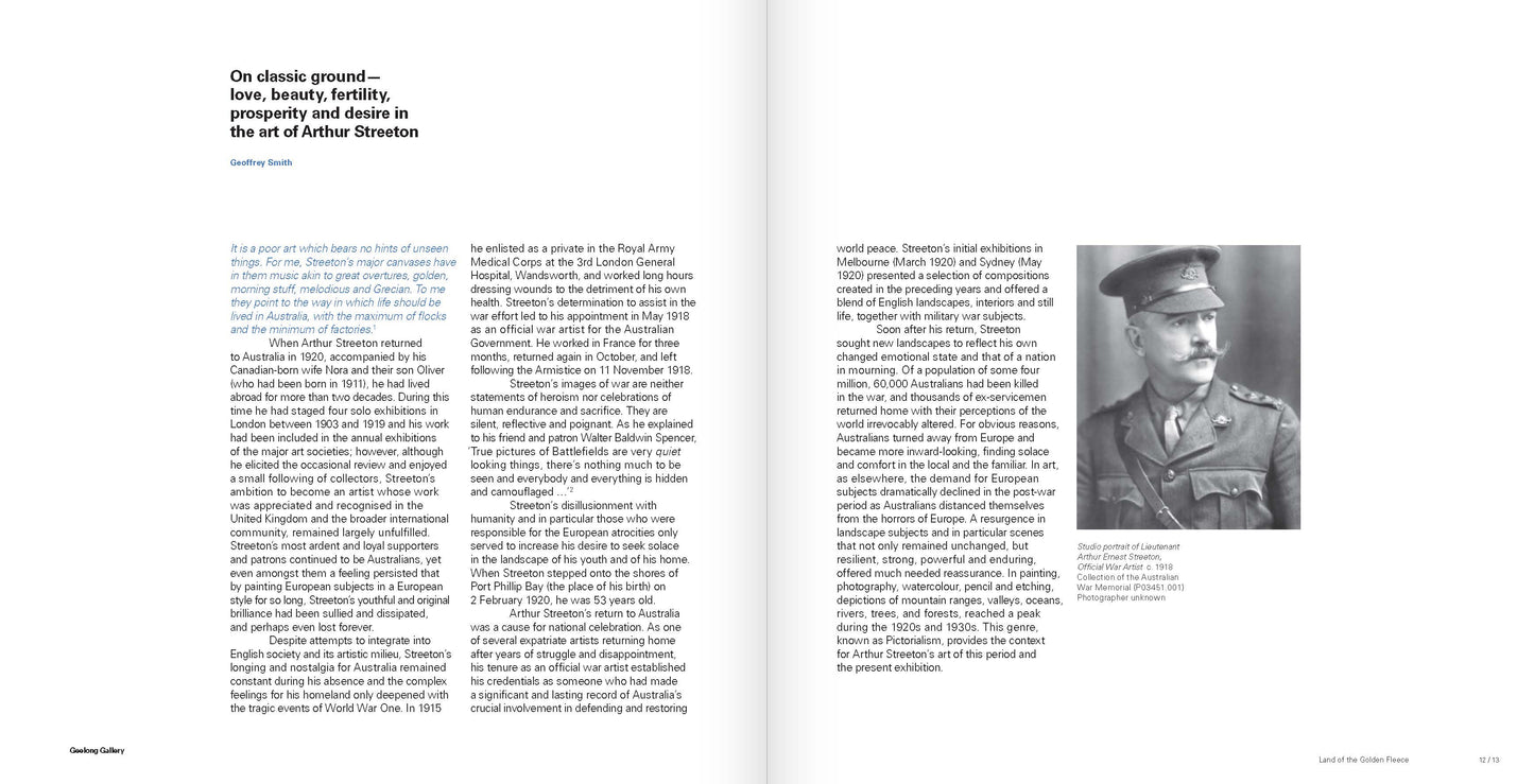 Land of the Golden Fleece­—Arthur Streeton in the Western District: digital exhibition catalogue